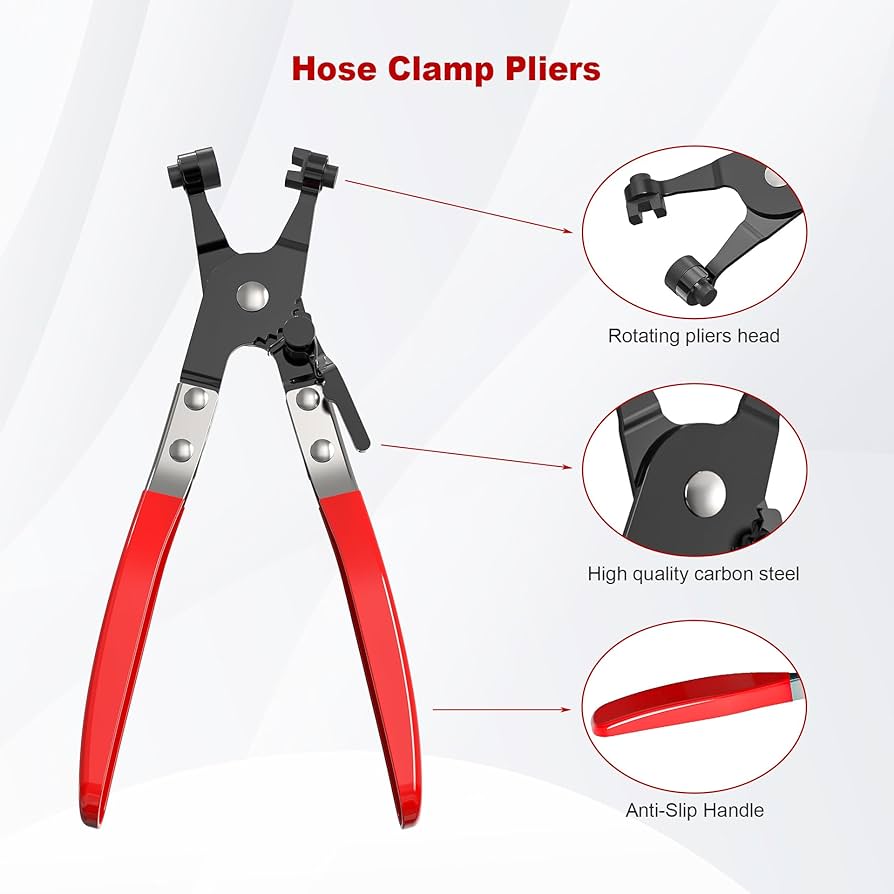 メンテナンス COMMERCIAL CLAMP HEAD Ziopetru Hose Clamp Pliers | Heavy-duty Automotive Repairing